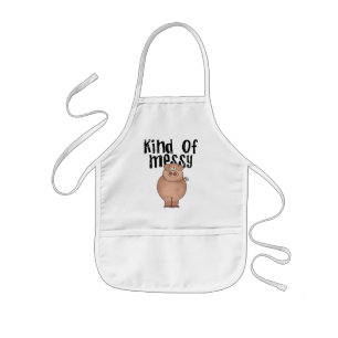 Pig Kind of Messy TShirts and Gifts Kids Apron