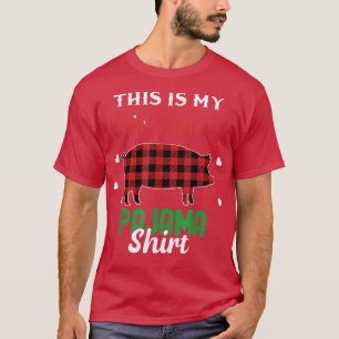 Pig Lovers Gifts Pigs Christmas This Is My Christm T-Shirt