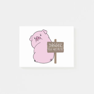 Pig May Bite  Post-It Notes