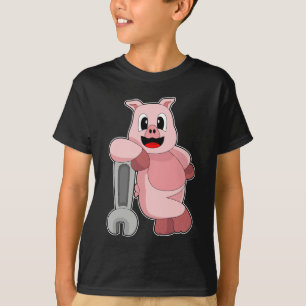 Pig Mechanic Wrench T-Shirt