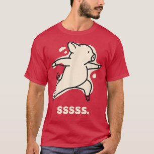 Pig Meditating Lazy Oink Piggy Lover Relaxing Yoga T-Shirt
