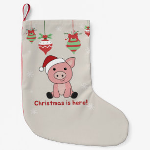Pig Merry Christmas Animals Pigs Small Christmas S Stocking
