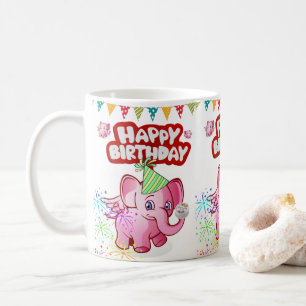 Pig Mug Happy Birthday Mug