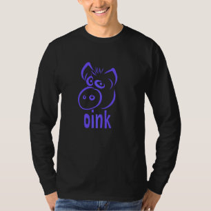 Pig Oink One Of Series With Cow Moo Sheep Baa & Du T-Shirt