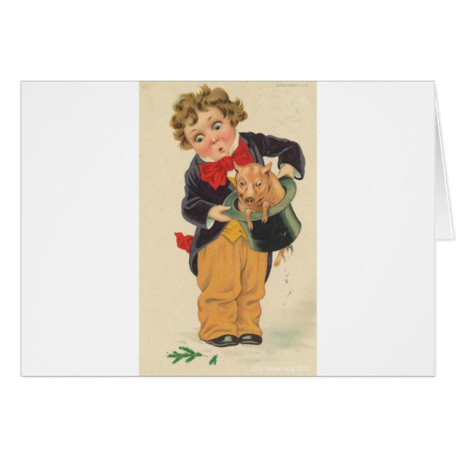 pig out of hat (Front Horizontal)