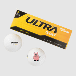 Pig Pack of Golf Balls