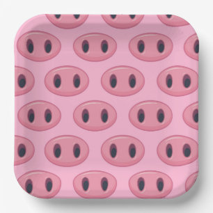 Pig  paper plate