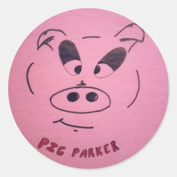 Funny Pig Stickers & Labels | Zazzle UK