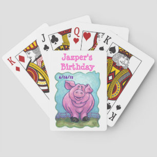 Pig Party Centre Playing Cards
