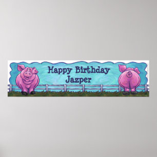 Pig Party Centre Poster