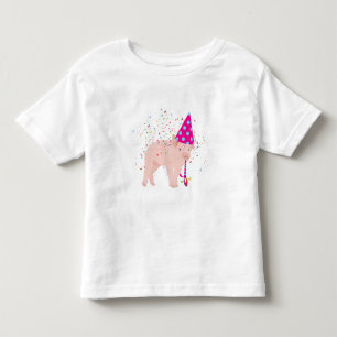 Pig Partying - Animals Having a Party Toddler T-Shirt