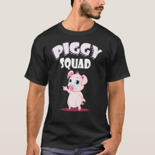 Pig Piggy Squad Lovely Animal Te T-Shirt
