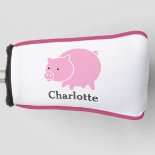 Pig Piglet Farm Animal Hog Cartoon Golf Head Cover