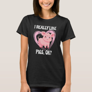 Pig Piglet Stable Happiness T-Shirt