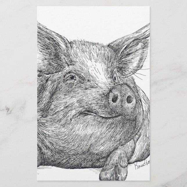 Pig Piglet Stationery (Front)