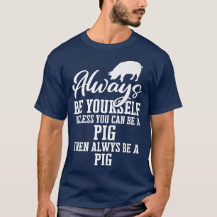 Pig Pigs Farm Animal Premium 4676  T-Shirt