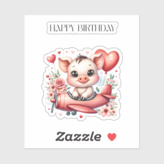 Pig Pilot Birthday