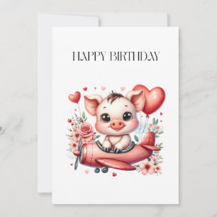 Pig Pilot Birthday