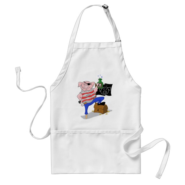 Pig Pirate Captain Aham Apron (Front)