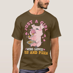 Pig Pizza Love Anime Kawaii 12932816 T-Shirt