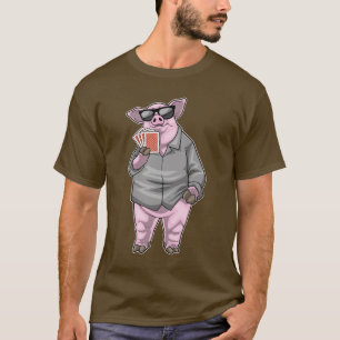 Pig Poker Poker cards T-Shirt