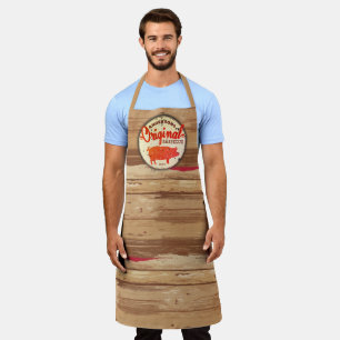 Pig pork barbecue bbq meat personalised kitchen apron