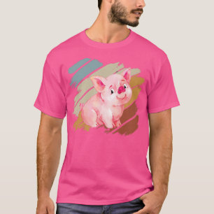 Pig Pork Pink Men Women Piggy Piglet Boar Swine Ho T-Shirt