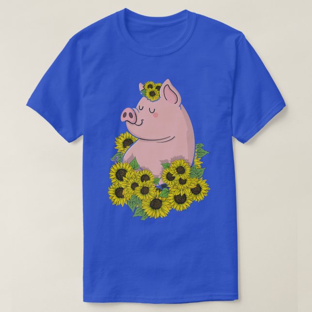 Pig Pork Pink Men Women Piggy Piglet Boar Swine Ho T-Shirt (Design Front)
