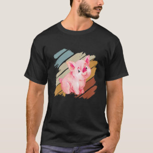 Pig Pork Pink Men Women Piggy Piglet Boar Swine Ho T-Shirt