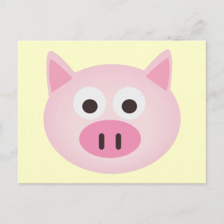 Pig Postcard