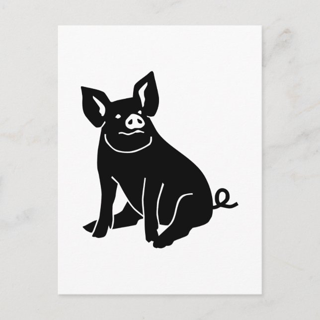 Pig Postcard (Front)