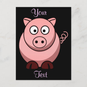 Pig Postcard