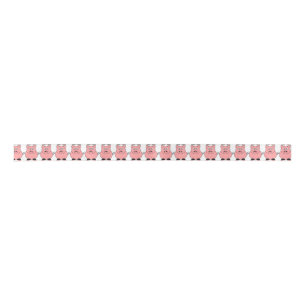 Pig Ribbon Satin Ribbon