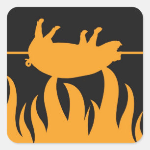 Pig Roast BBQ Sticker