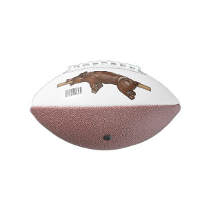 Pig roast / hog roast cartoon illustration american football