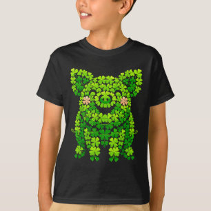 Pig Shamrocks Kids Mens Womens St Patricks Day Pig T-Shirt