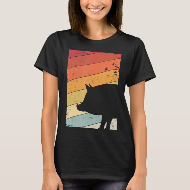 Pig Shirt Retro Style (Front)