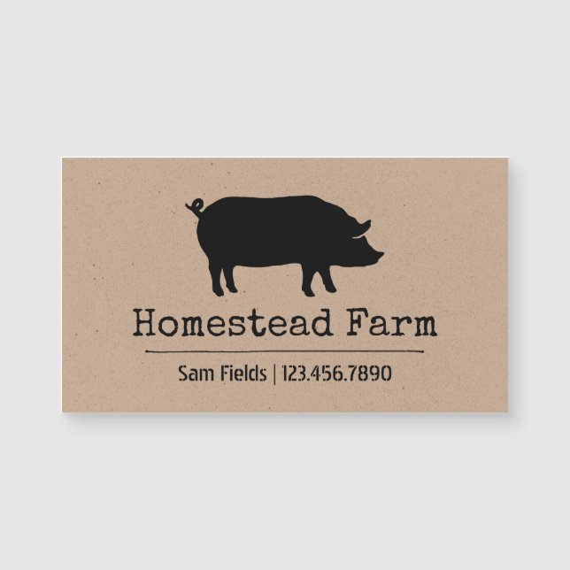 Pig Silhouette (Front)