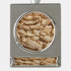 Pig Skins Silver Plated Banner Ornament