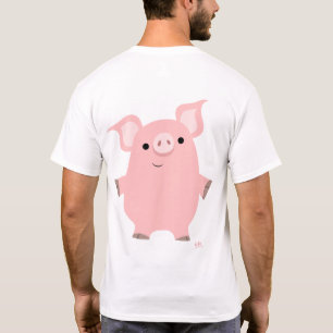 Pig standing up T-Shirt (design on the back)