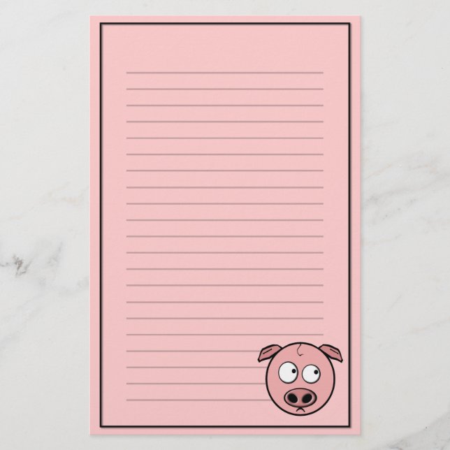 Pig Stationery (Front)