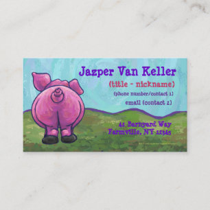Pig Stationery Business Card