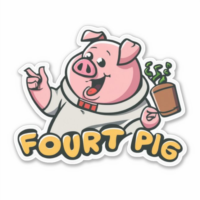 Pig Stickers Your One-Stop Sticker Shop (Front)
