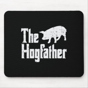Pig The Hogfather Funny Hog Dad Fathers Day Parody Mouse Mat