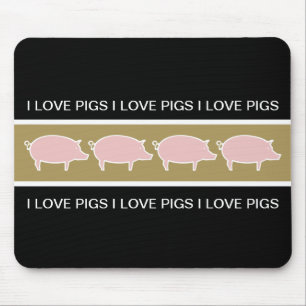 Pig Theme Mouse Pads