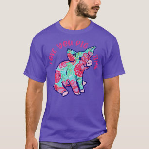 pig time Funny Flower Pig apparel Premium T-Shirt