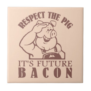 PIG TO BACON custom colour ceramic tiles