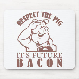 PIG TO BACON custom colour mousepad