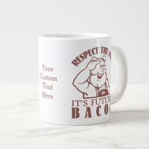 PIG TO BACON custom mugs