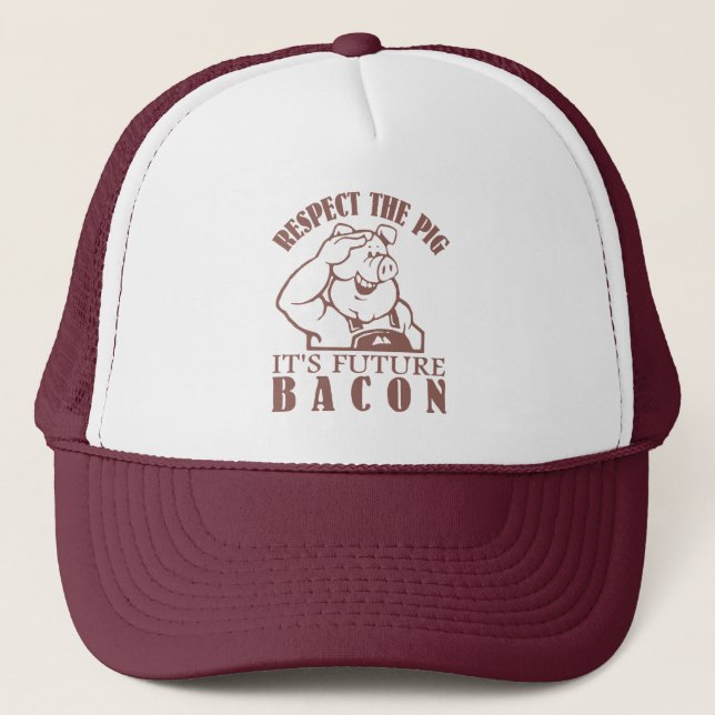 PIG TO BACON hat - choose color (Front)